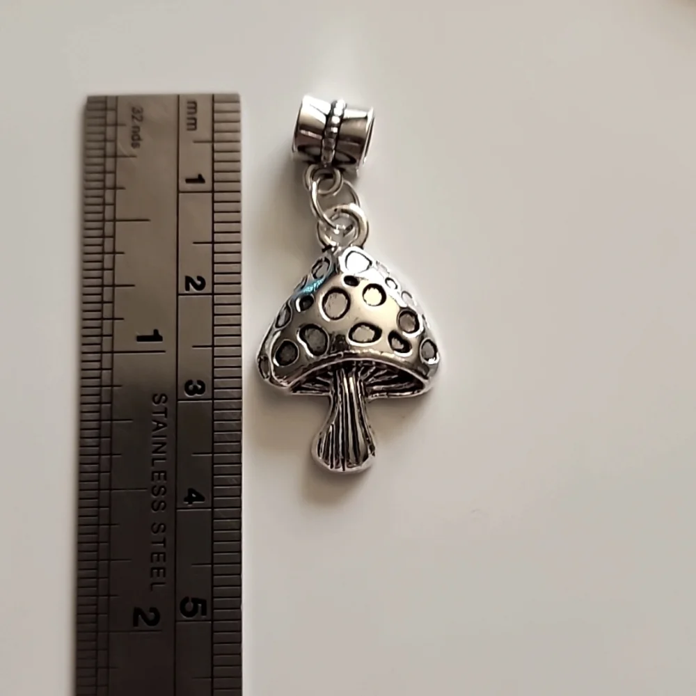 Fairy Garden Toadstool Mushroom  Charm Fits Pandora